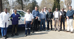 Branch members seen at the Rand Water site visit.